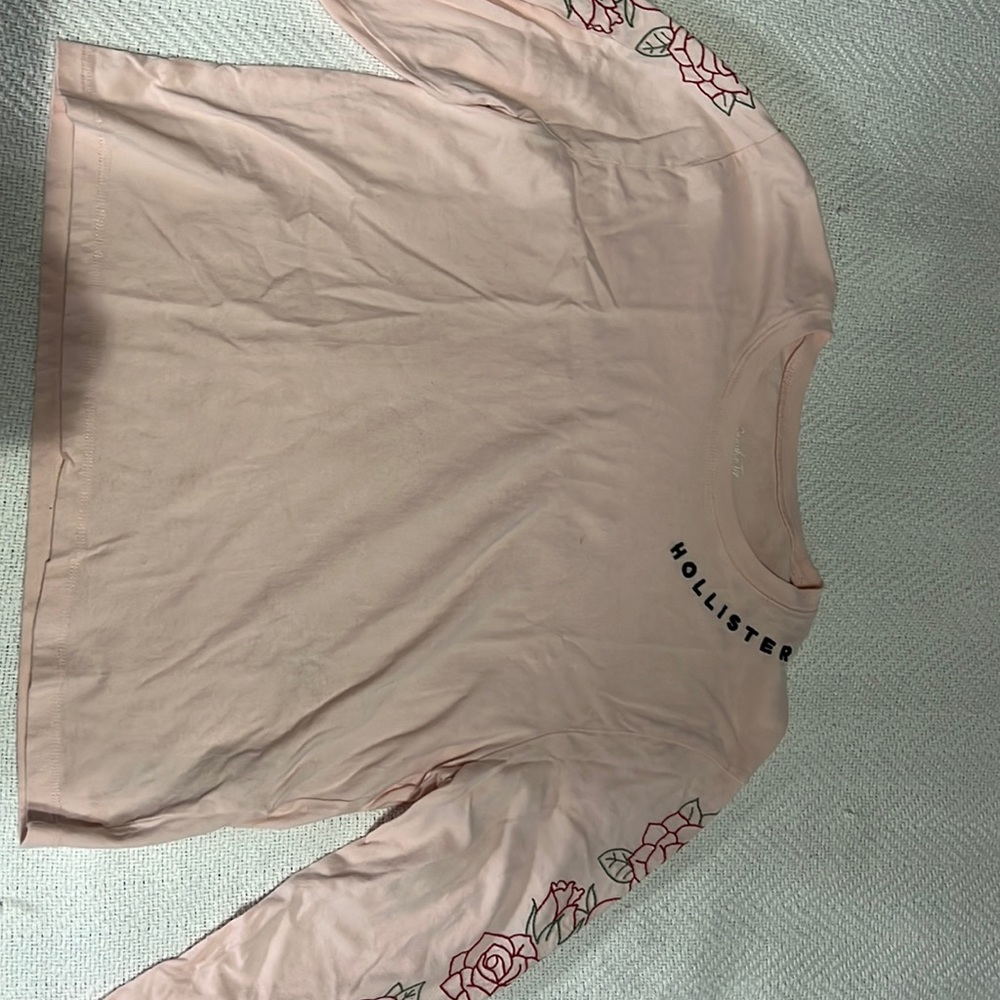 Hollister pink long sleeve
